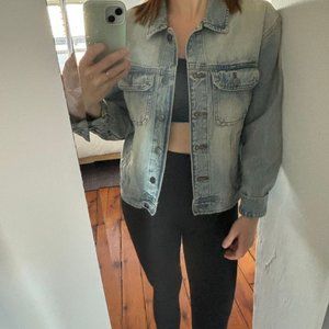 Something Navy Jean Jacket